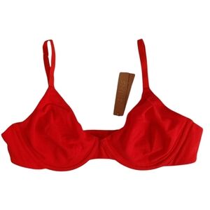 SKIMS Ruby Cotton T-Shirt Underwire Bra